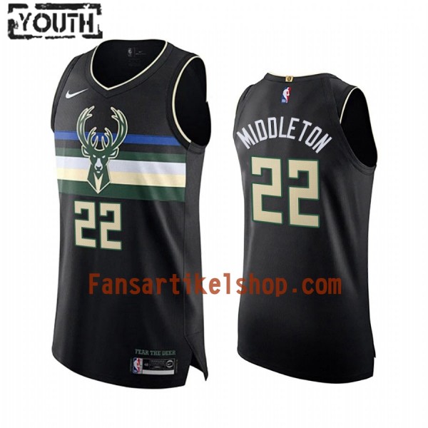 NBA Milwaukee Bucks Trikot Khris Middleton 22 Nike 2019-2020 Statement Edition Swingman - Kinder